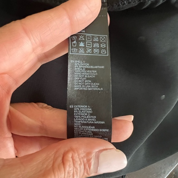 F21 Black Studded Sheer Blouse - Picture 6 of 8